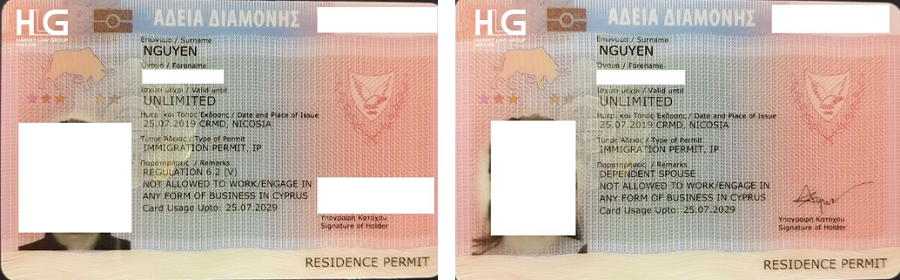 HARVEY LAW GROUP CHÚC MỪNG KHÁCH HÀNG NHẬN ĐƯỢC THẺ THƯỜNG TRÚ TẠI ĐẢO SÍP (CYPRUS) CHỈ SAU 2 THÁNG