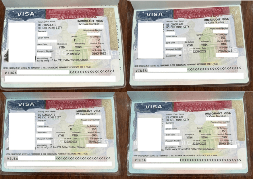 CHÚC MỪNG 4 GIA ĐÌNH KHÁCH HLG NHẬN VISA ĐỊNH CƯ MỸ EB-5