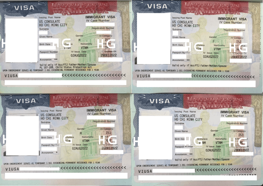 CHÚC MỪNG 4 GIA ĐÌNH KHÁCH HLG NHẬN VISA ĐỊNH CƯ MỸ EB-5