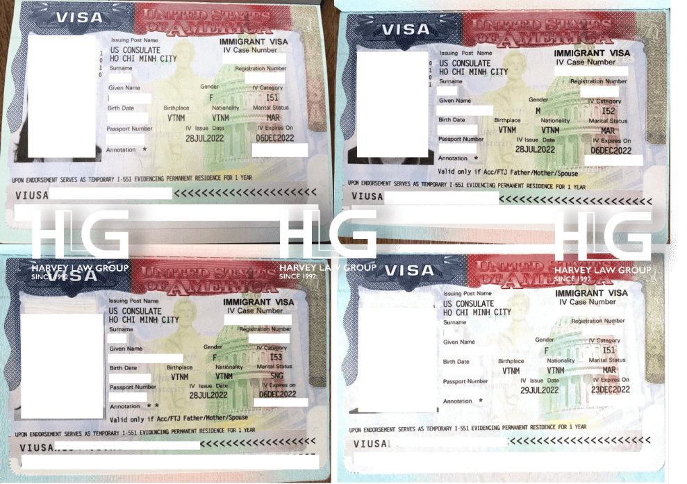 CHÚC MỪNG 4 GIA ĐÌNH KHÁCH HLG NHẬN VISA ĐỊNH CƯ MỸ EB-5