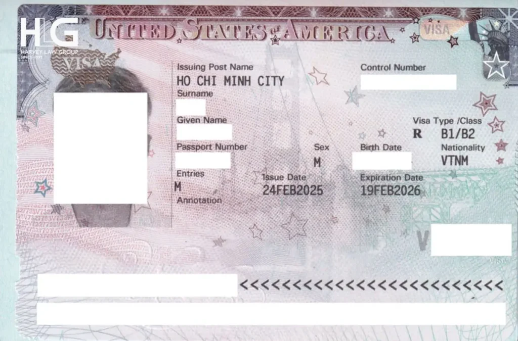 Visa B1/B2 dành cho người đến Mỹ để công tác, du lịch, thăm thân hoặc điều trị y tế