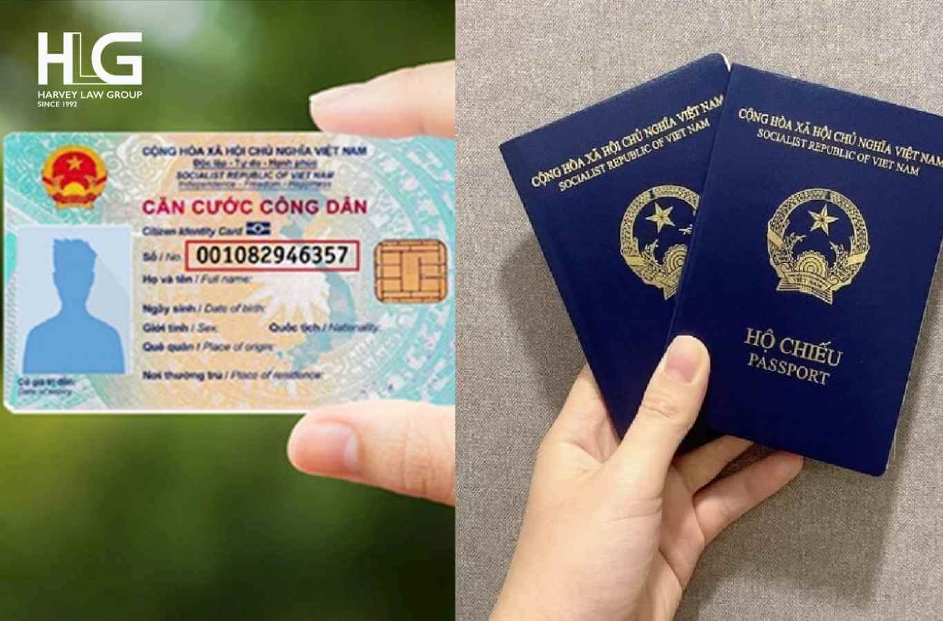 Tờ khai và CCCD/hộ chiếu là giấy tờ quan trọng khi xin Phiếu lý lịch tư pháp số 2 định cư Mỹ