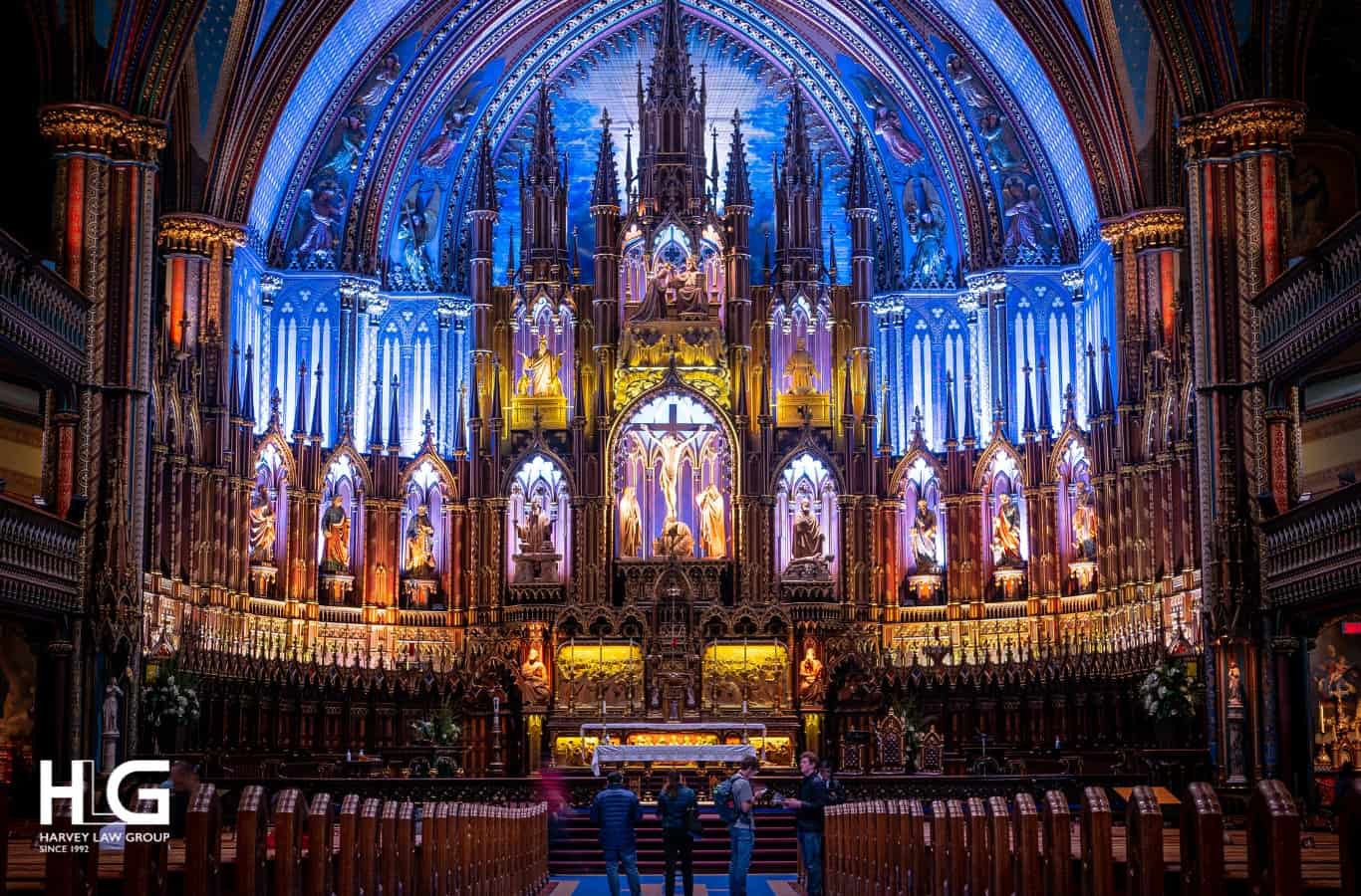 Nhà thờ Đức Bà Montreal là công trình kiến trúc độc đáo