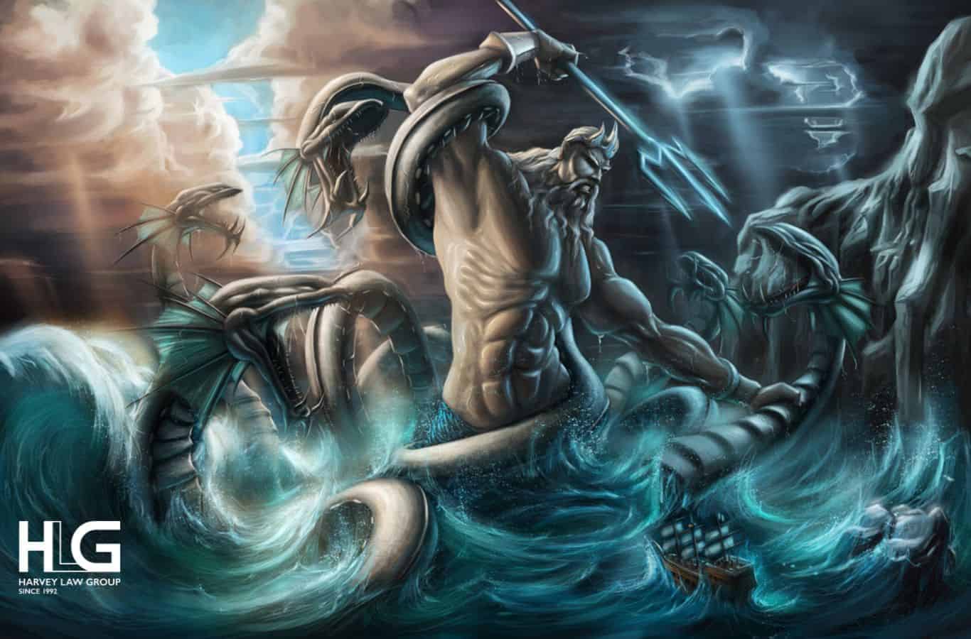 thần Poseidon trong thần thoại hy lạp