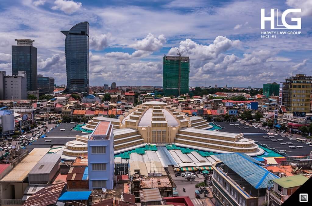 Sau 6 năm tìm hiểu, ông Harvey quyết định đặt văn phòng của mình tại Phnom Penh, Campuchia