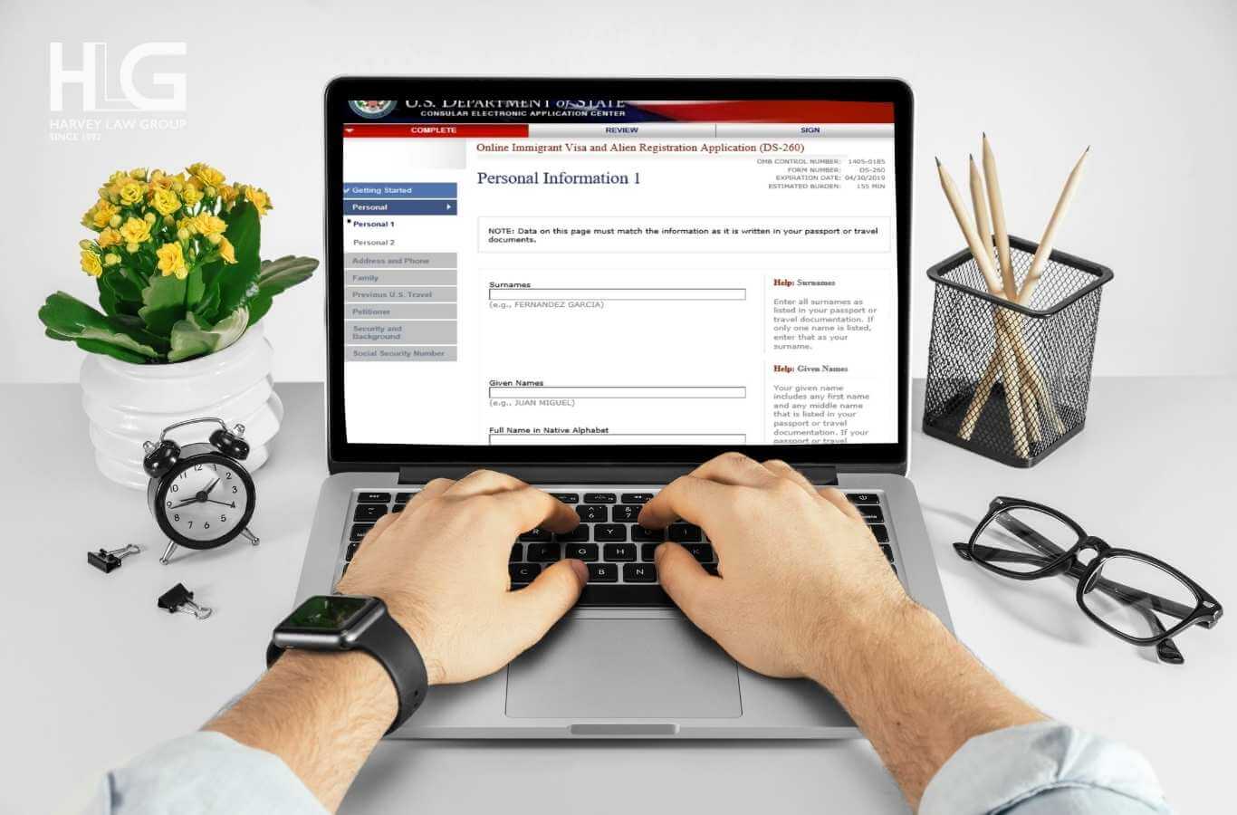 Nộp đơn DS-260 trực tuyến trên hệ thống CEAC