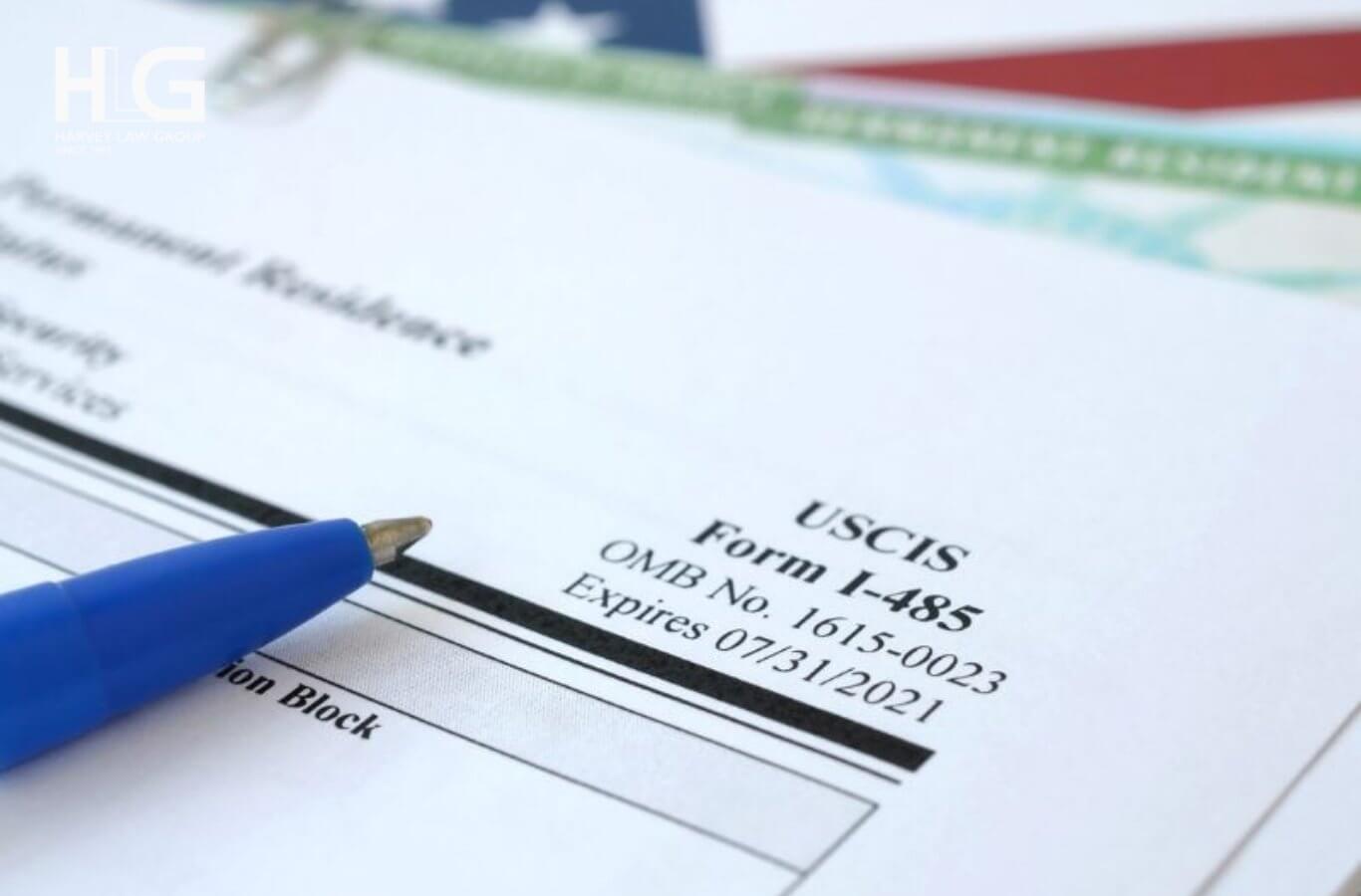 Điền đúng thông tin cá nhân và nhập cảnh trên đơn I-485