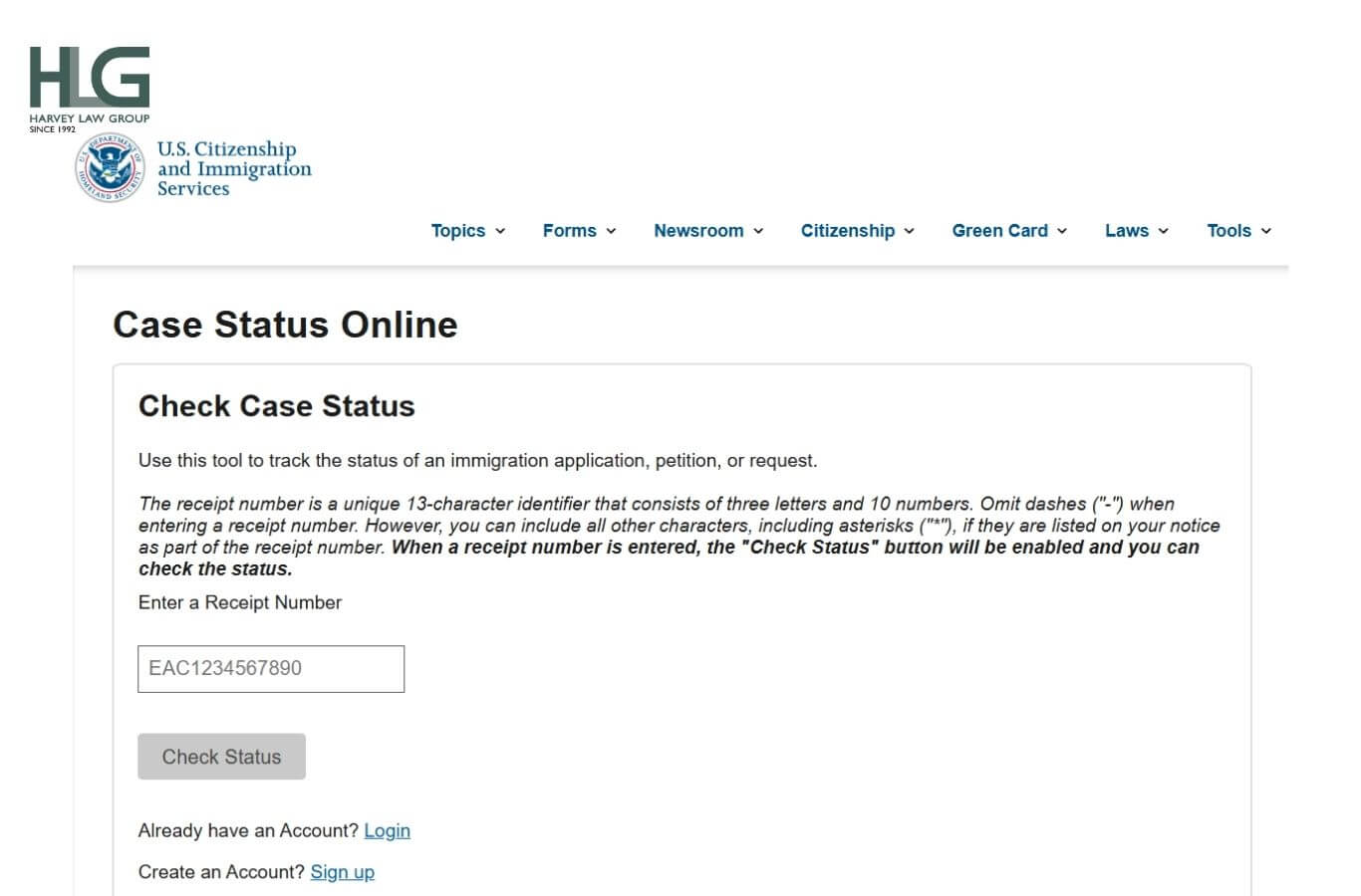 Theo dõi tình trạng đơn I-485 trên hệ thống USCIS